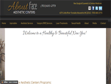 Tablet Screenshot of aboutfacecenters.com